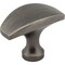 Elements 1-1/2" Overall Length Brushed Pewter Cosgrove Cabinet "T" Knob 382BNBDL - alternate 1